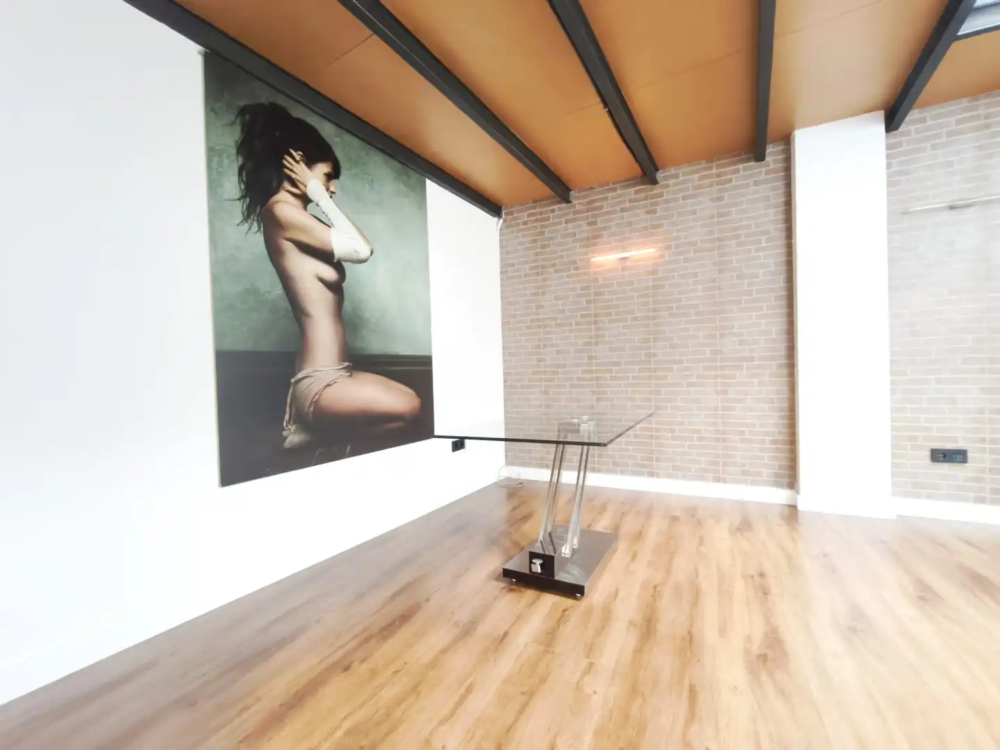 Esszimmer von Loft zur Miete in Madrid mit Klimaanlage, Heizung und Parkett
