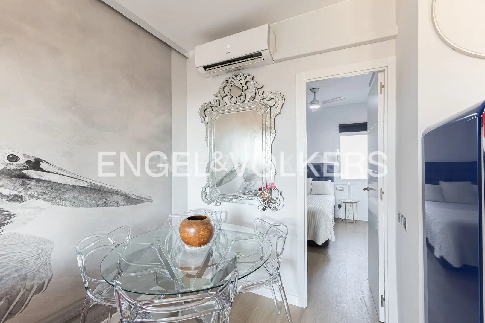 Comedor de Ático de alquiler en Barcelona con Aire acondicionado, Calefacción y Parquet