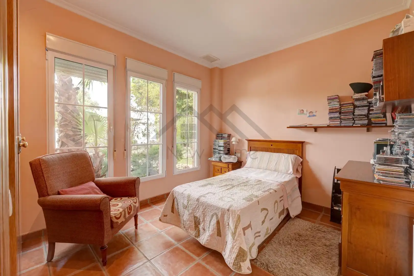 Bedroom of Houses for sale in La Pobla de Vallbona  with Heating, Private garden and Terrace