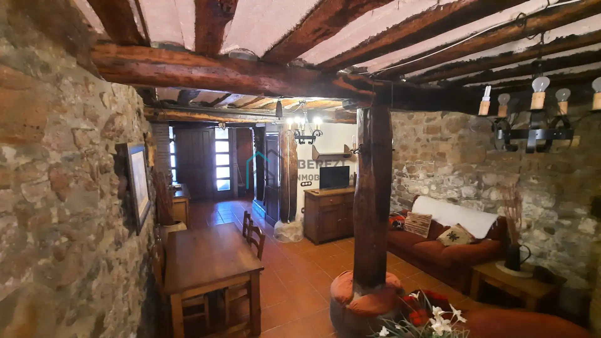 Living room of Houses for sale in Camprovín  with Terrace, Storage room and Furnished