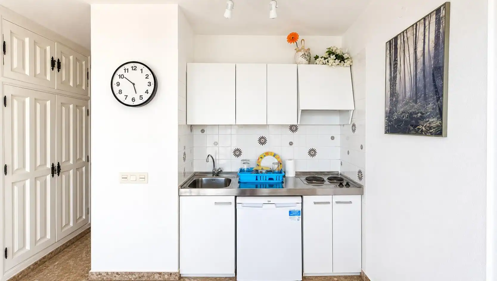Cocina de Apartamento de alquiler en Mijas con Jardín privado, Terraza y Trastero