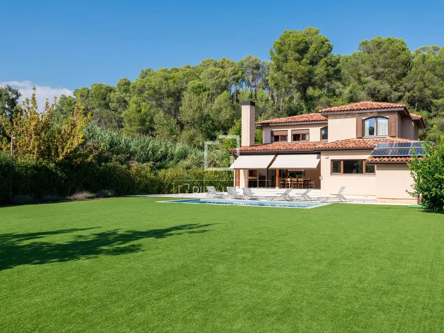 Garden of Houses for sale in Sant Cugat del Vallès  with Air Conditioner, Heating and Private garden
