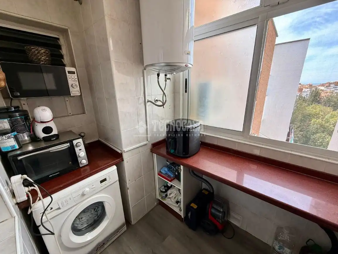 Kitchen of Flat for sale in Benalmádena  with Air Conditioner, Terrace and Furnished