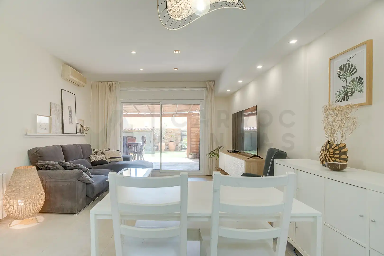 Sala de estar de Planta baja en venta en Cardedeu con Aire acondicionado, Calefacción y Terraza