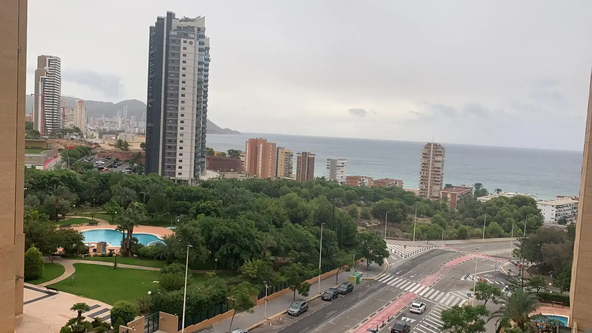Exterior view of Flat for rent in Benidorm  with Air Conditioner, Private garden and Swimming Pool