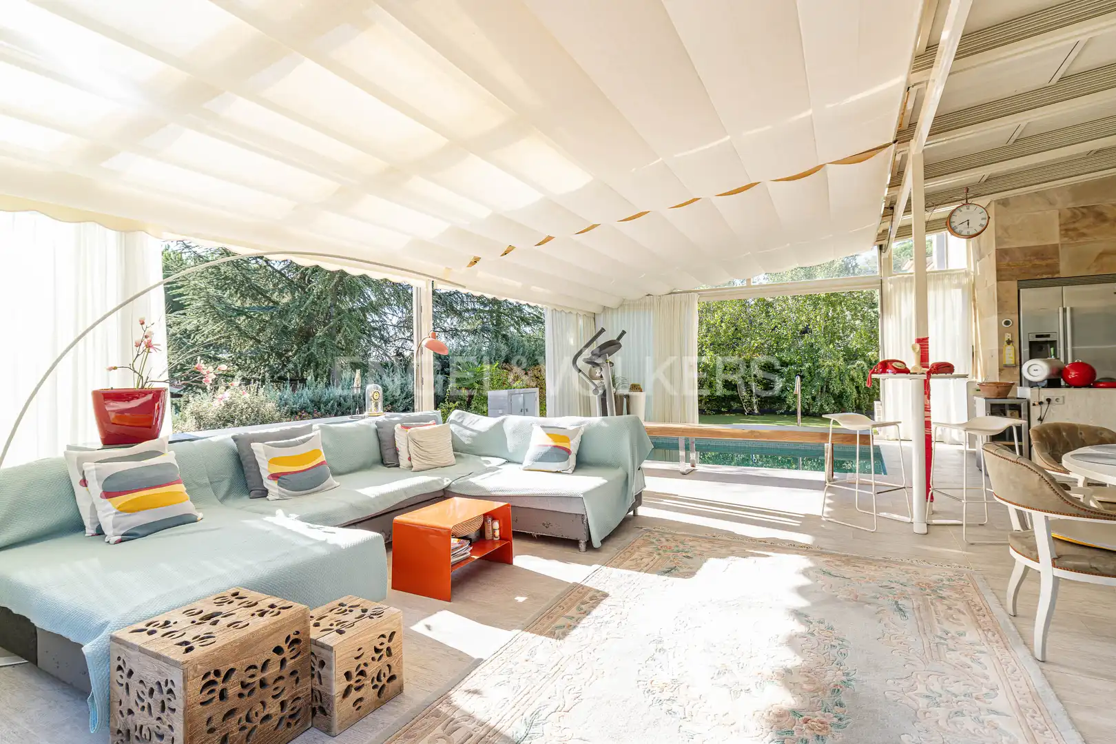 Terrassa de Casa o xalet en venda en Galapagar amb Aire condicionat, Calefacció i Jardí privat