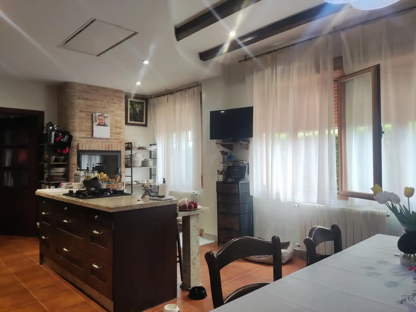 Cuina de Casa o xalet en venda en Ciudad Real amb Aire condicionat, Calefacció i Jardí privat