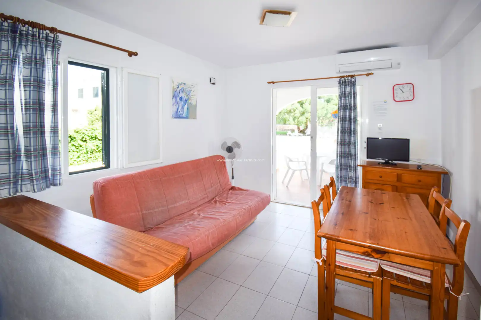 Sala de estar de Apartamento en venta en Ciutadella de Menorca con Aire acondicionado, Terraza y Amueblado