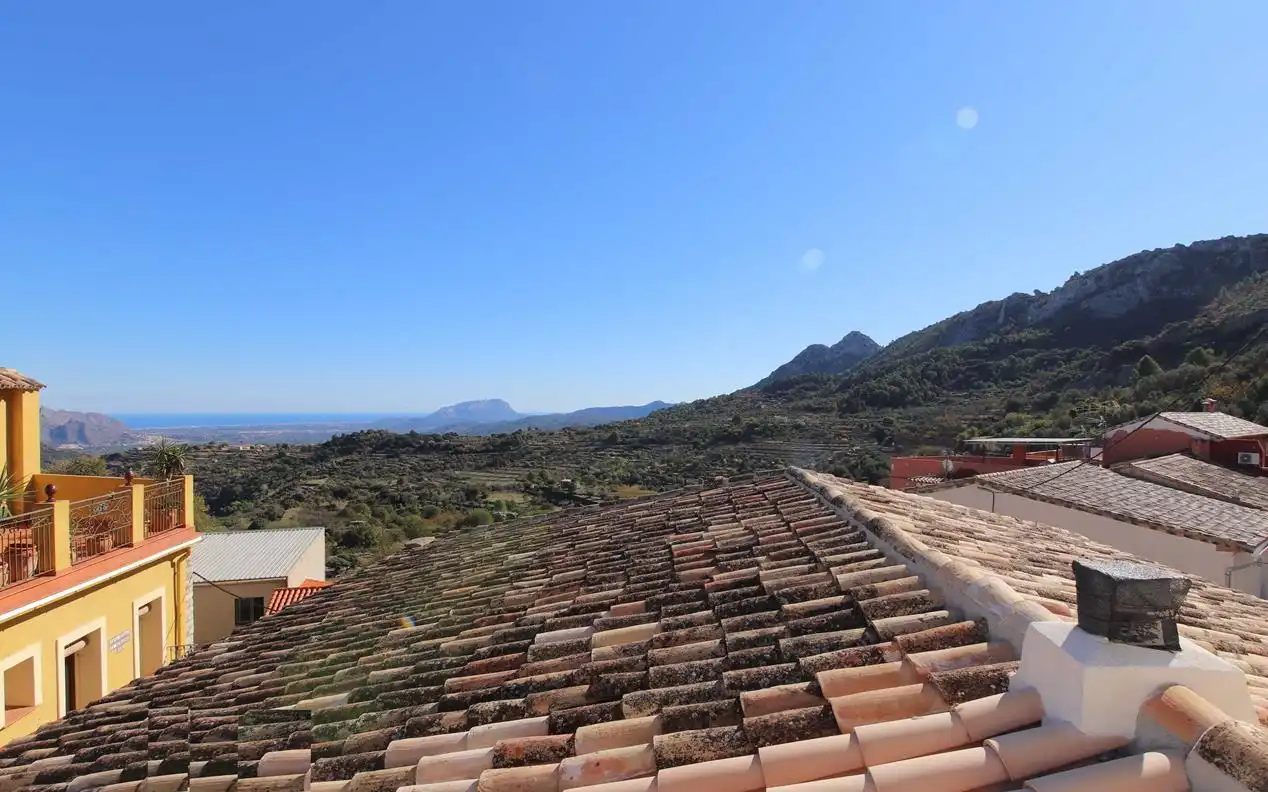 Vista exterior de Finca rústica en venta en La Vall de Laguar con Calefacción, Terraza y Trastero
