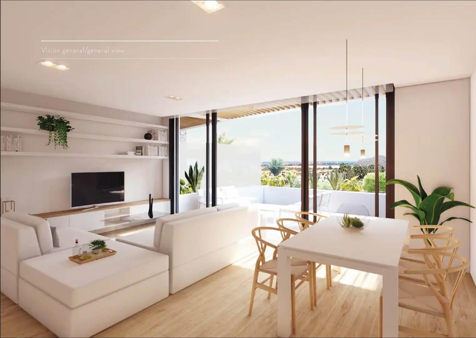 Sala d'estar de Pis en venda en Cartagena amb Aire condicionat, Calefacció i Jardí privat