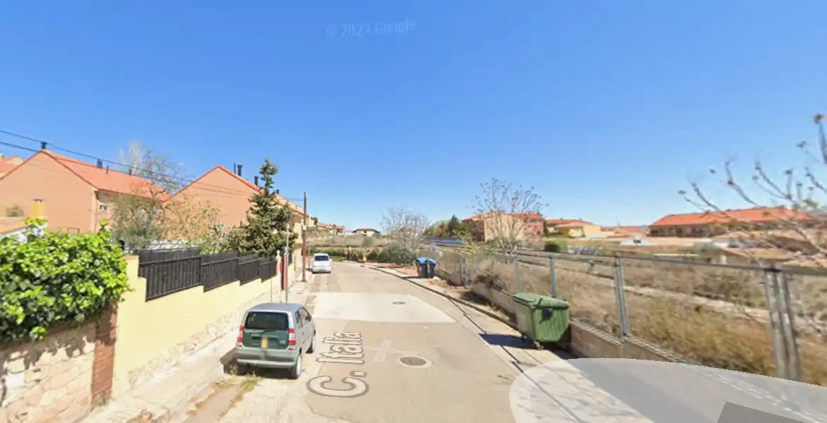 Vista exterior de Casa o chalet en venta en María de Huerva con Trastero
