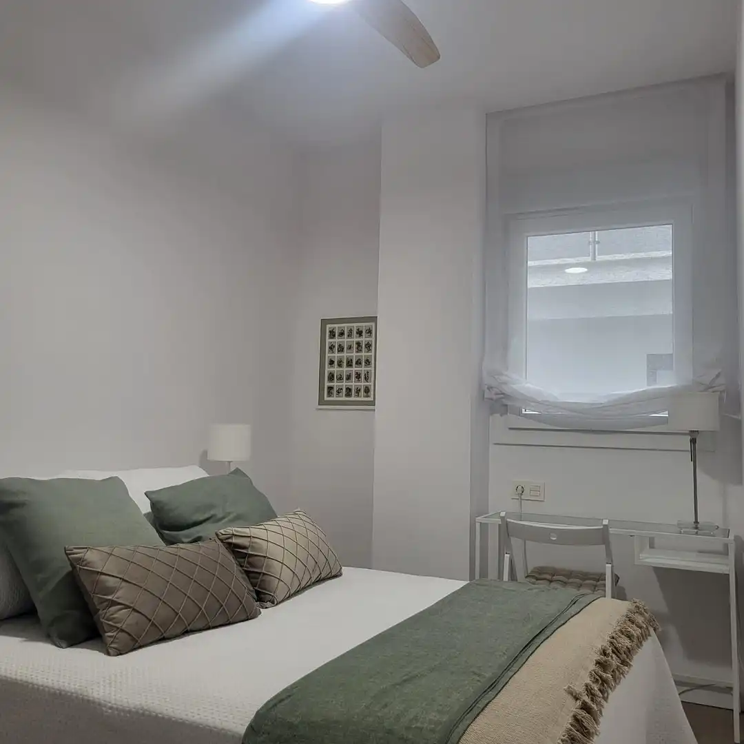 Schlafzimmer von Wohnung zur Miete in Motril mit Klimaanlage, Privatgarten und Möbliert