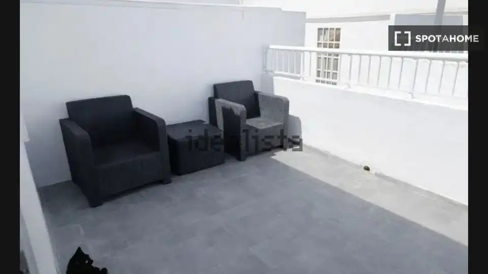 Terraza de Piso para compartir en Cullera con Aire acondicionado, Calefacción y Amueblado