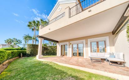 Garden of Single-family semi-detached for sale in Estepona  with Air Conditioner, Private garden and Terrace