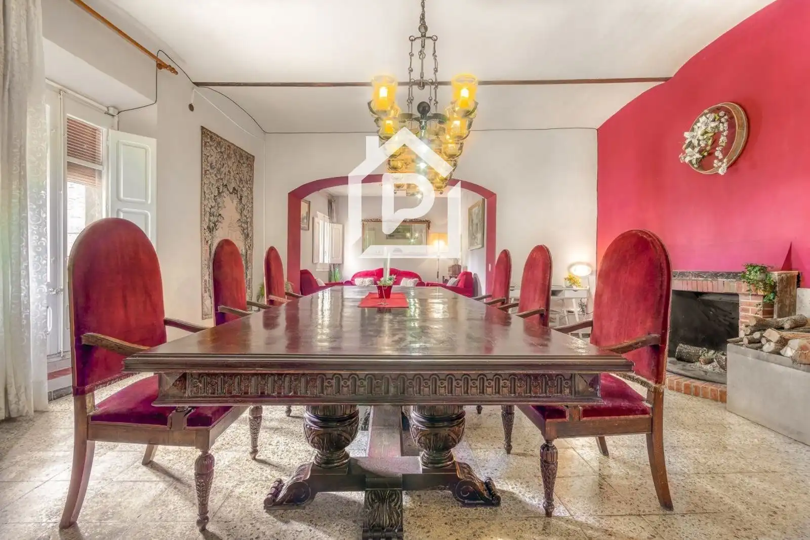 Dining room of Houses for sale in Riumors, Girona