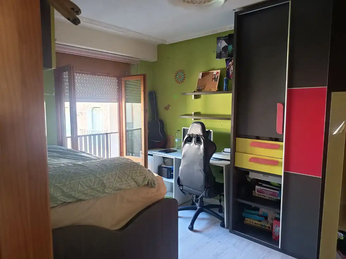 Schlafzimmer von Wohnung zum Verkauf in Ainzón mit Klimaanlage, Parkett und Abstellraum