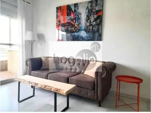 Wohnzimmer von Wohnung zur Miete in Sevilla mit Klimaanlage, Terrasse und Möbliert