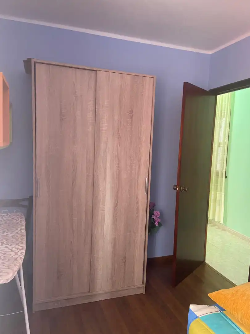 Bedroom of Flat for rent in Cangas   with Terrace, Furnished and Oven