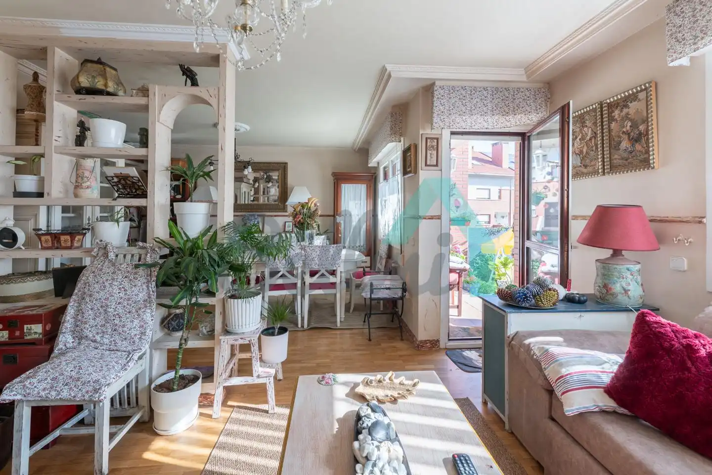 Schlafzimmer von Wohnung zur untervermieten in Siero mit Heizung, Privatgarten und Parkett