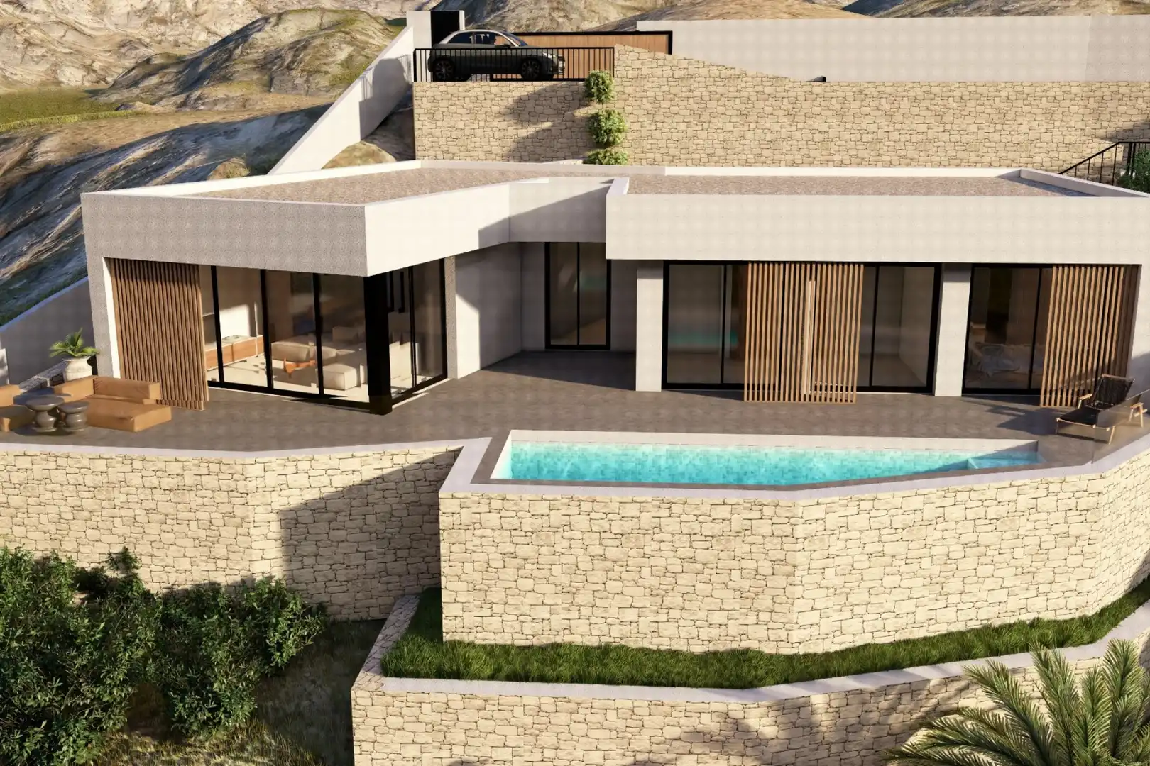 Casa amb piscina en venda a Monte Solana