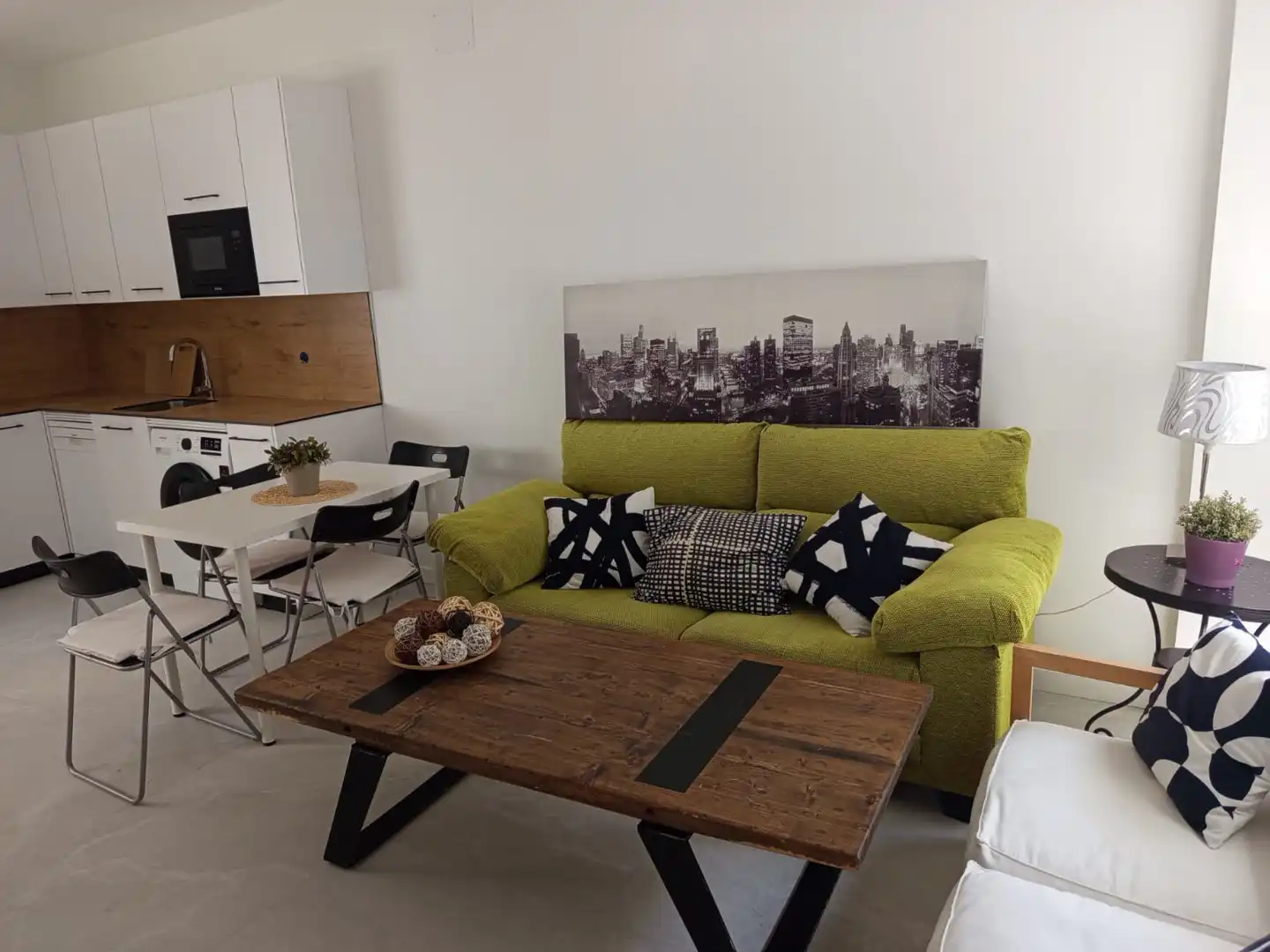 Sala de estar de Estudio de alquiler en Sevilla