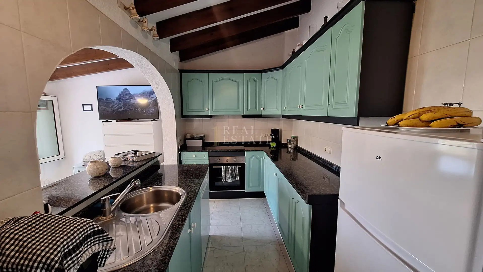 Kitchen of Detached homes for sale in Moraira  with Air Conditioner, Terrace and Storage room