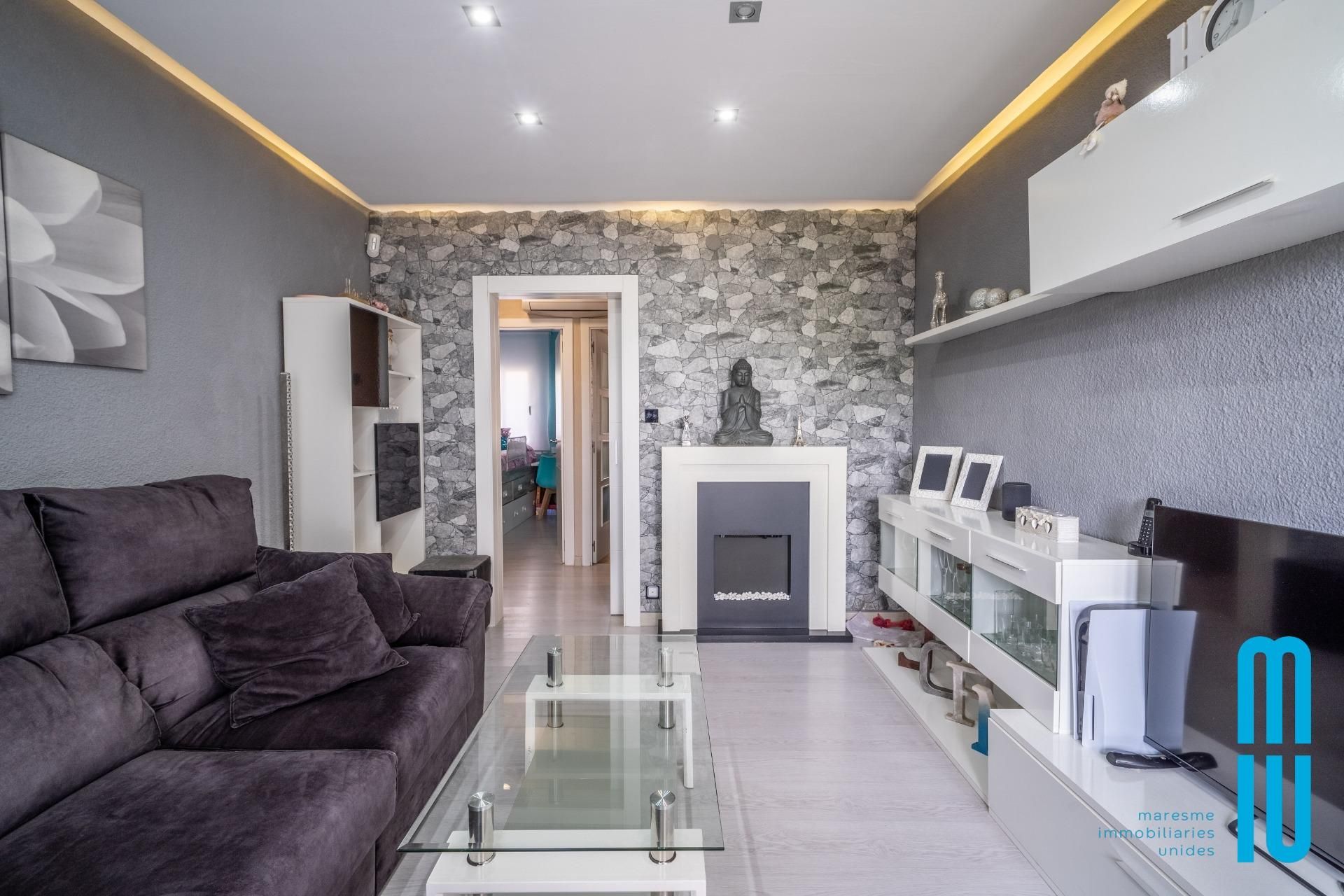 Living room of Flat for sale in Arenys de Mar  with Heating and Alarm