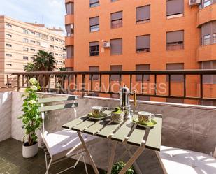 Terrace of Apartment to rent in  Valencia Capital  with Air Conditioner, Heating and Furnished