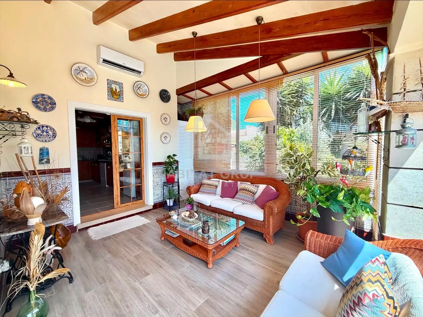 Living room of Houses for sale in Sant Lluís  with Air Conditioner, Heating and Private garden