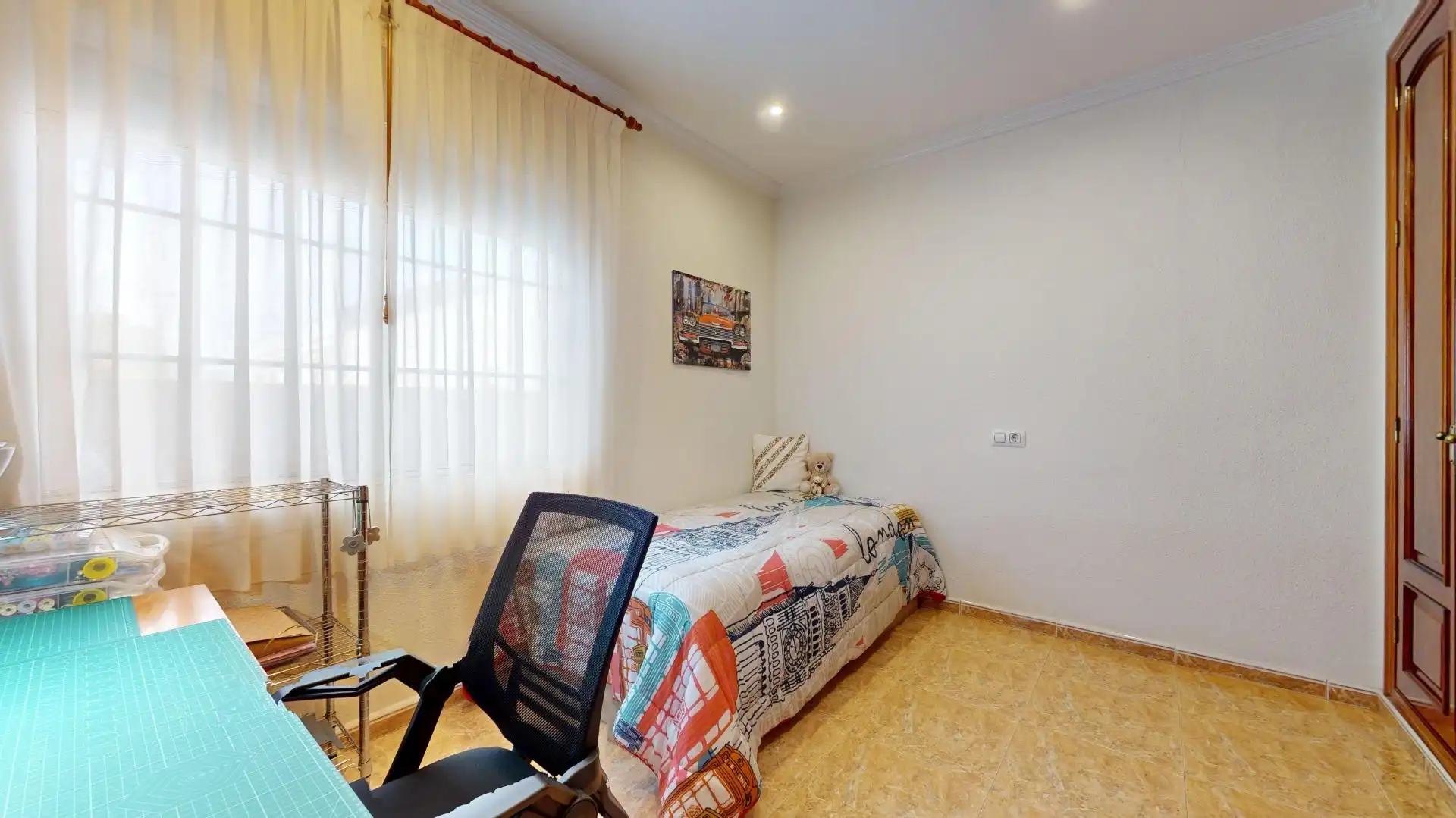 Schlafzimmer von Wohnung zum Verkauf in San Pedro del Pinatar mit Klimaanlage, Terrasse und Möbliert