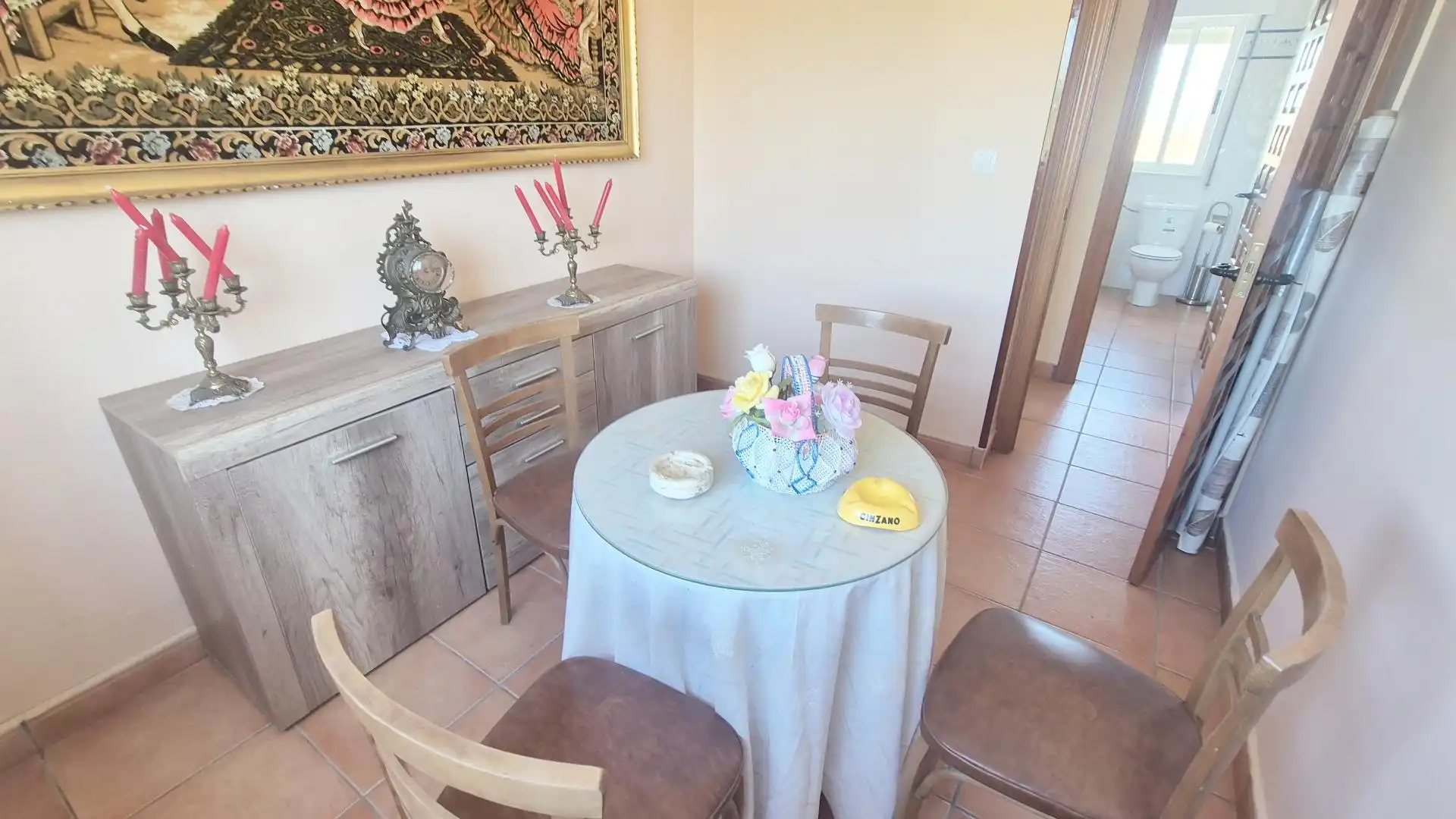 Dining room of Houses for sale in Calvarrasa de Abajo  with Heating, Storage room and Furnished