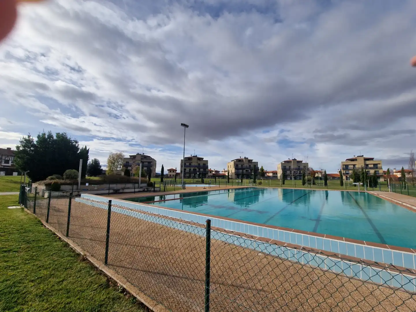 Swimming pool of Flat for sale in Cirueña  with Heating, Parquet flooring and Community pool