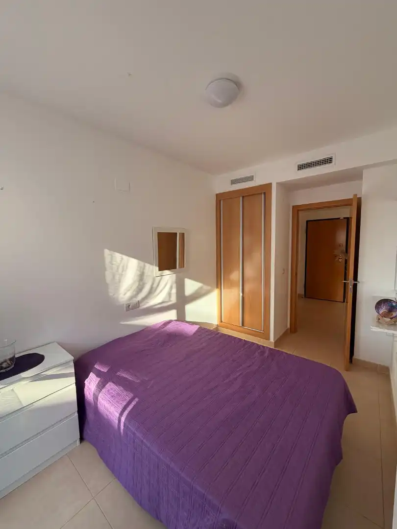 Bedroom of Flat for rent in Chilches / Xilxes  with Terrace, Storage room and Furnished