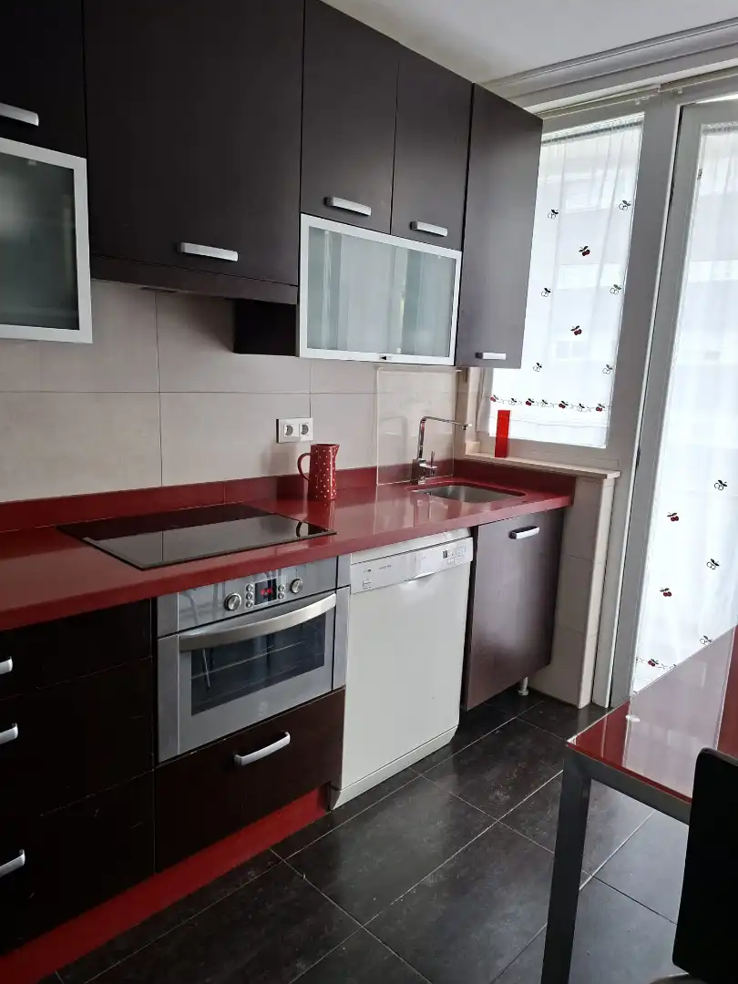Küche von Wohnung zur Miete in Castrillón mit Heizung, Terrasse und Möbliert