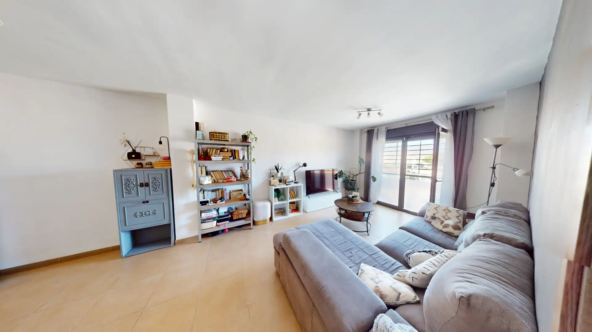 Living room of Flat for sale in Roquetas de Mar  with Air Conditioner, Heating and Private garden
