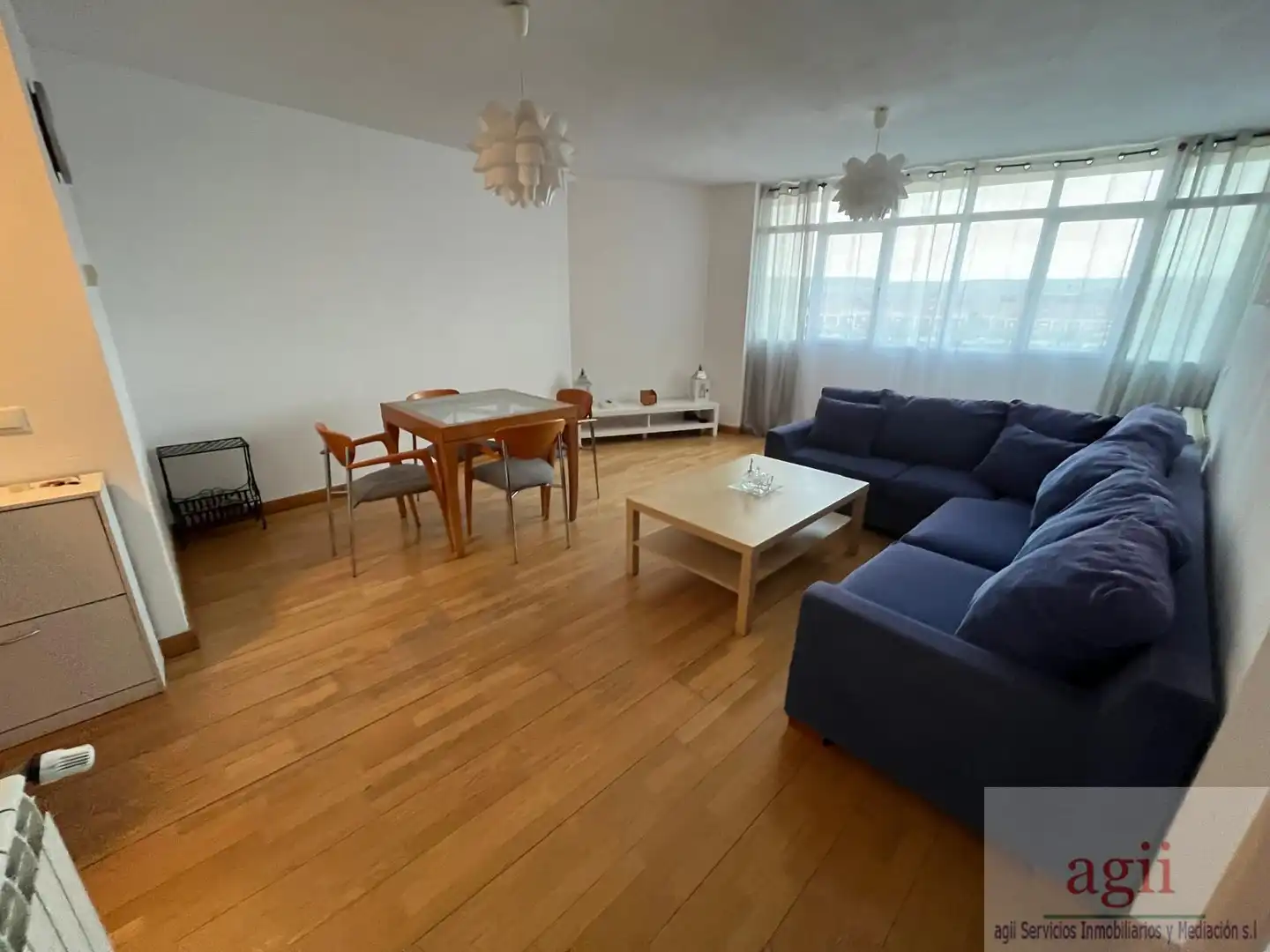Sala de estar de Dúplex de alquiler en Alovera con Calefacción, Parquet y Terraza