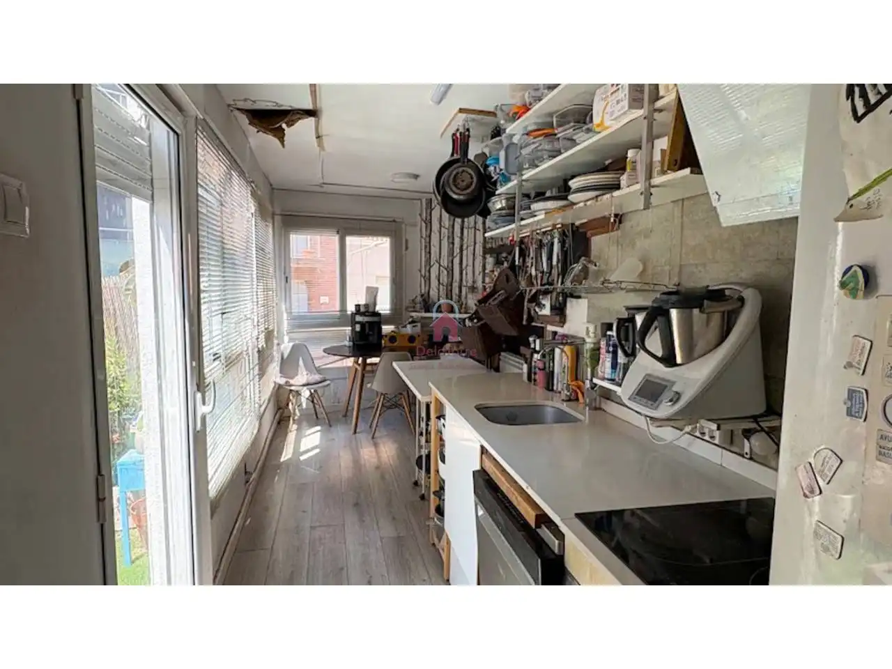 Cocina de Casa adosada en venta en Terrassa con Calefacción y Terraza