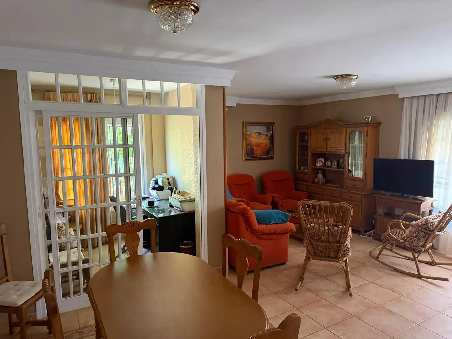 Dining room of Houses for sale in Rincón de la Victoria  with Air Conditioner, Terrace and Storage room