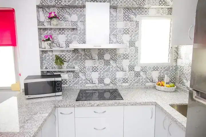 Cocina de Piso de alquiler en Málaga con Aire acondicionado y Amueblado
