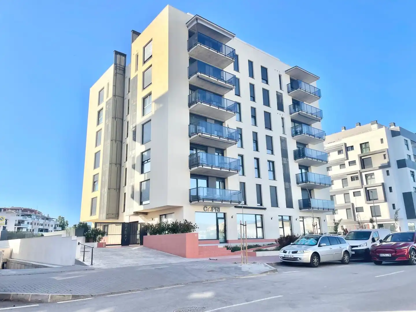 Vista exterior de Àtic de lloguer en Murcia amb Aire condicionat, Terrassa i Piscina