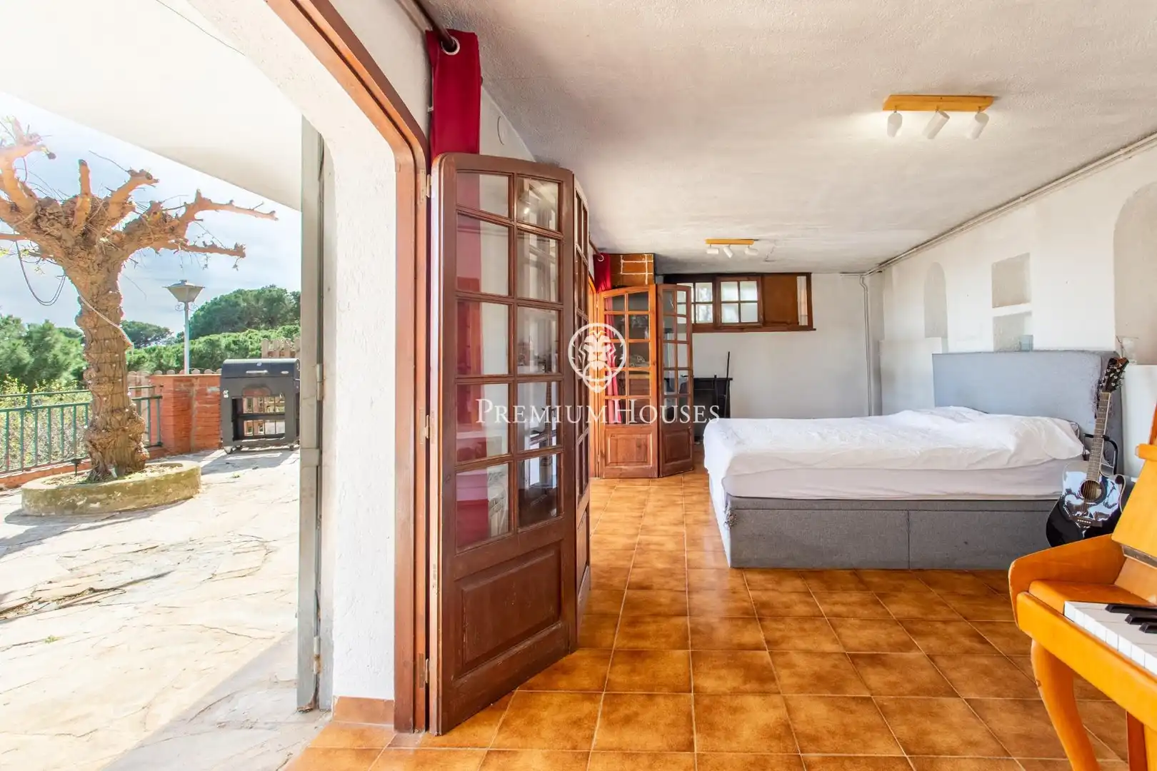 Terraza de Casa o chalet de alquiler en Sant Cebrià de Vallalta con Aire acondicionado, Calefacción y Terraza