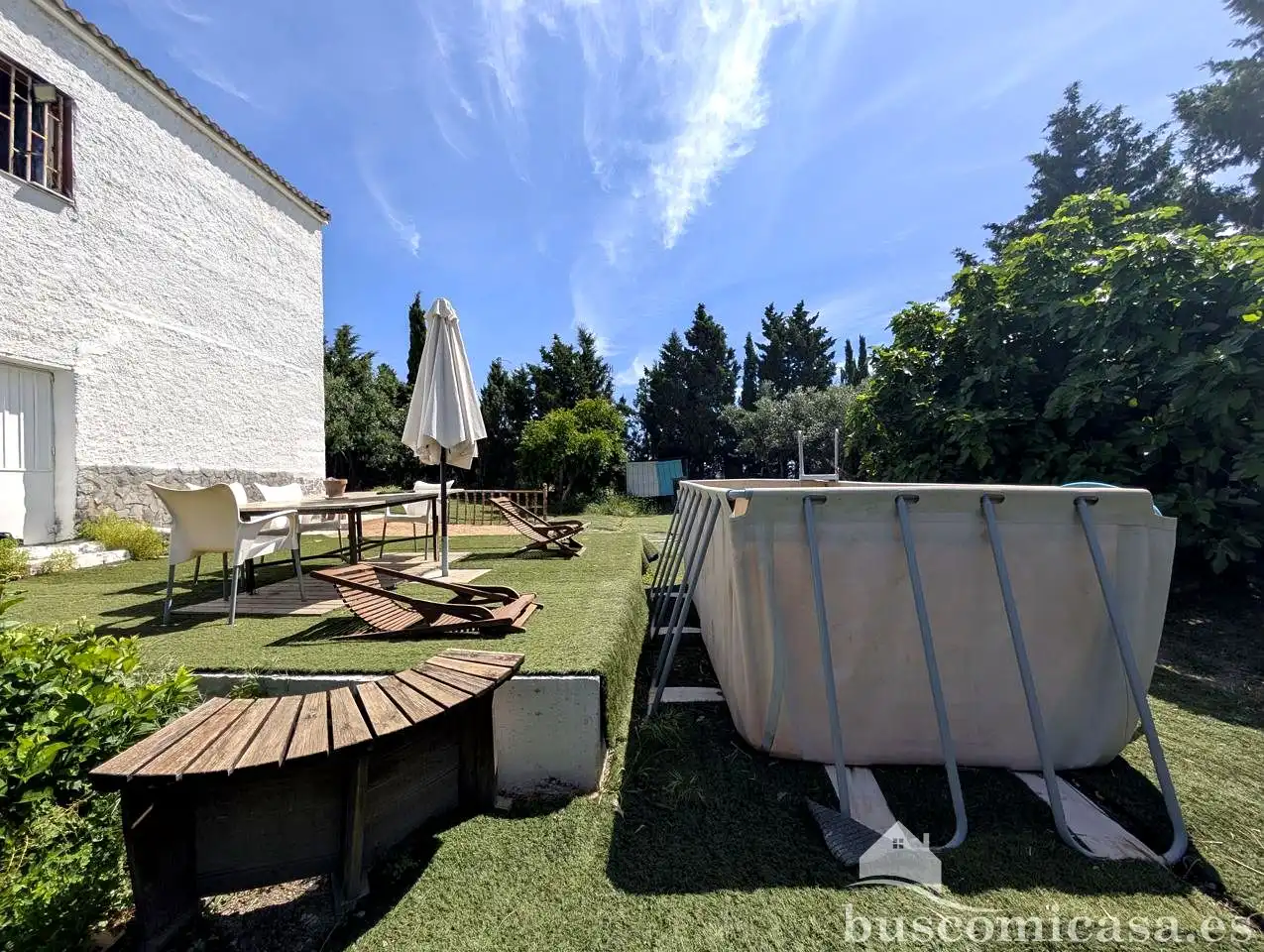 Jardí de Finca rústica en venda en Linares amb Aire condicionat, Jardí privat i Terrassa