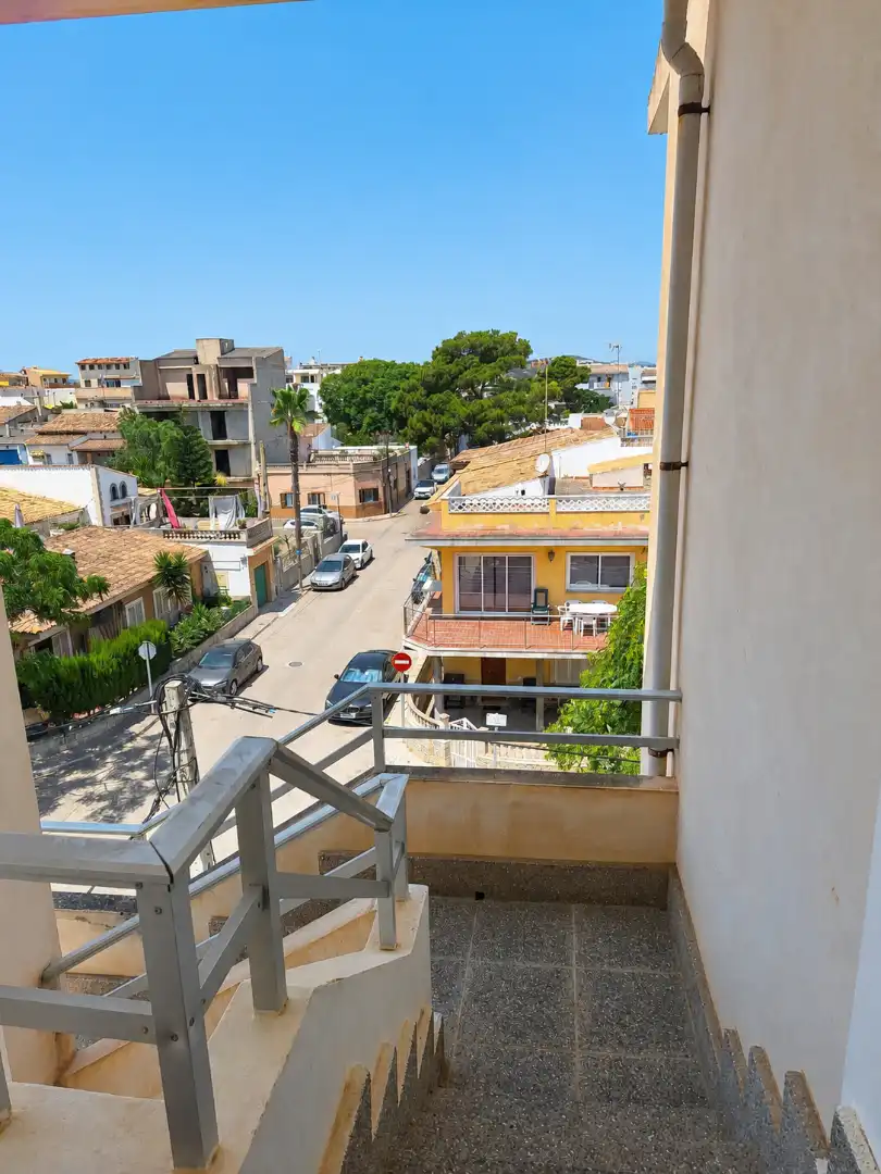 Vista exterior de Apartament en venda en Manacor amb Moblat i Balcó