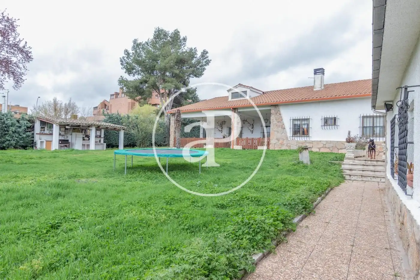 Garden of Houses for sale in Madrid  with Heating, Private garden and Terrace