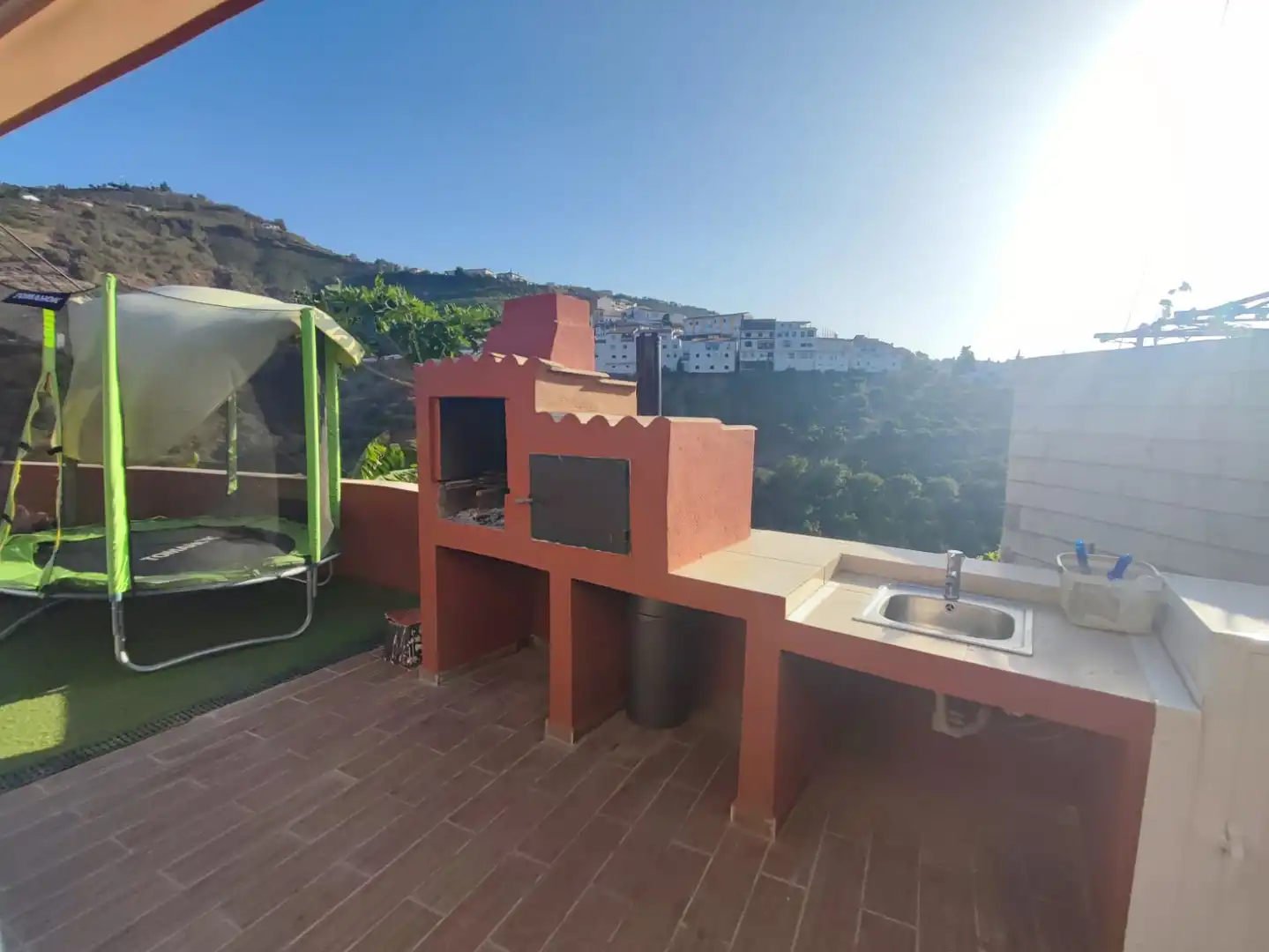 Terraza de Terreno en venta en Iznate