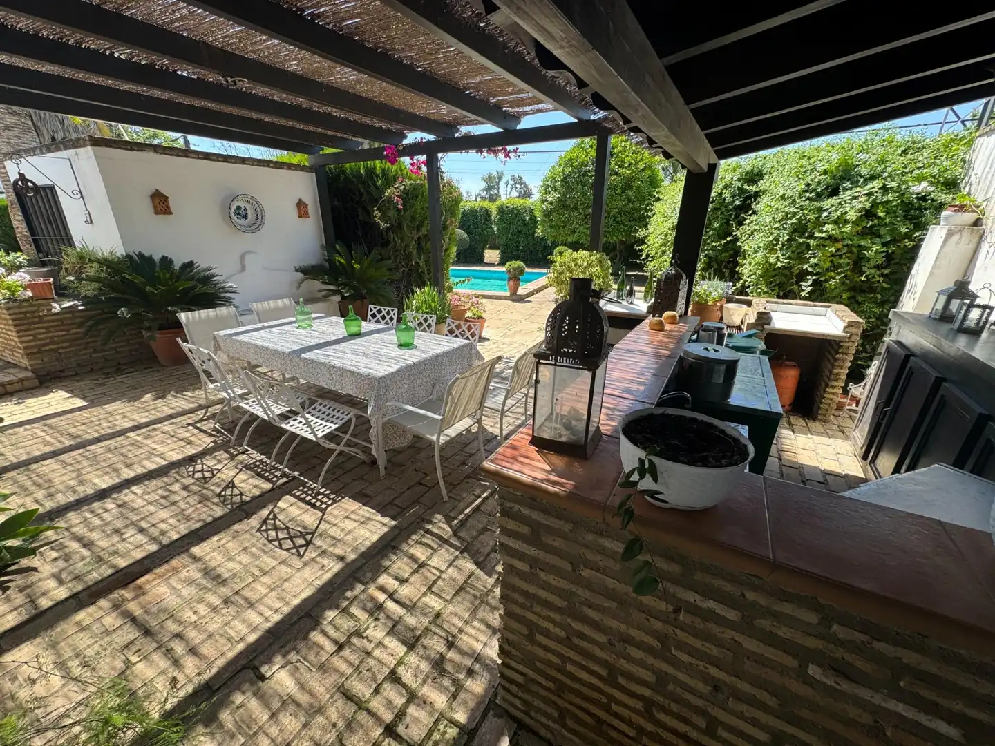 Terraza de Casa o chalet en venta en Dos Hermanas con Aire acondicionado, Jardín privado y Trastero
