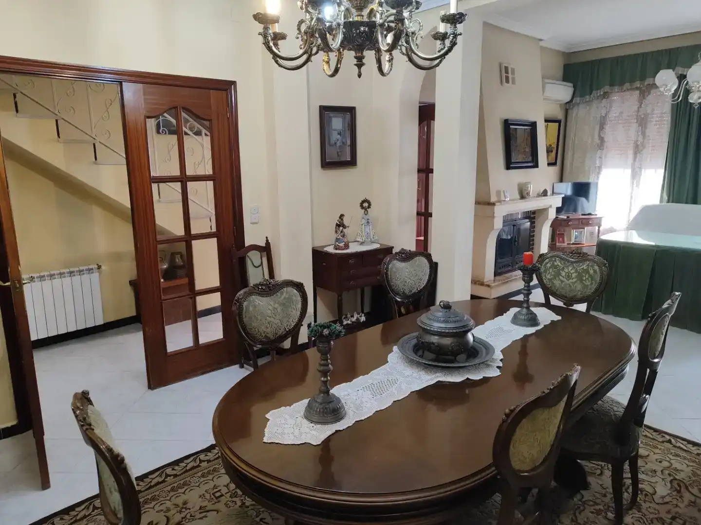 Menjador de Casa adosada en venda en Don Benito amb Aire condicionat i Balcó