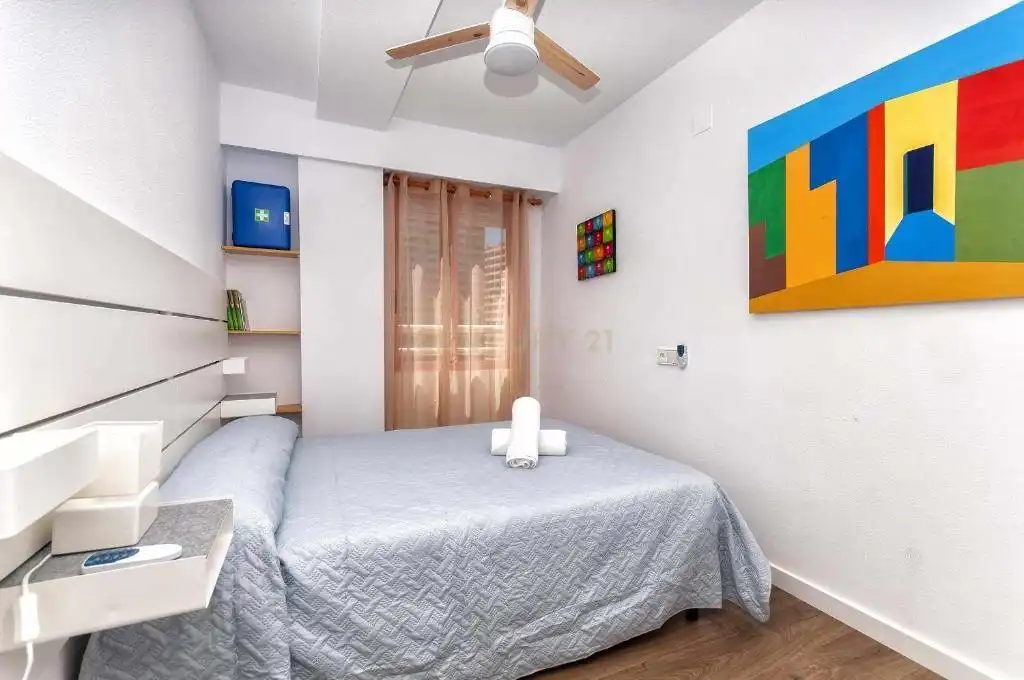Dormitori de Apartament de lloguer en Calpe / Calp amb Aire condicionat, Forn i Rentadora