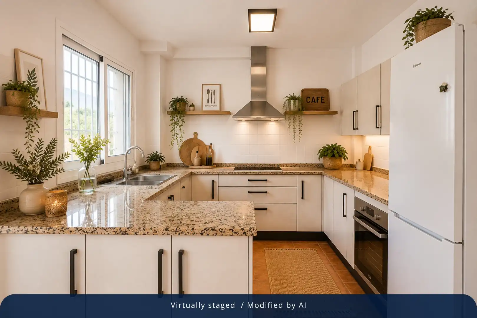 Cocina de Casa o chalet en venta en Benalmádena con Aire acondicionado, Calefacción y Jardín privado