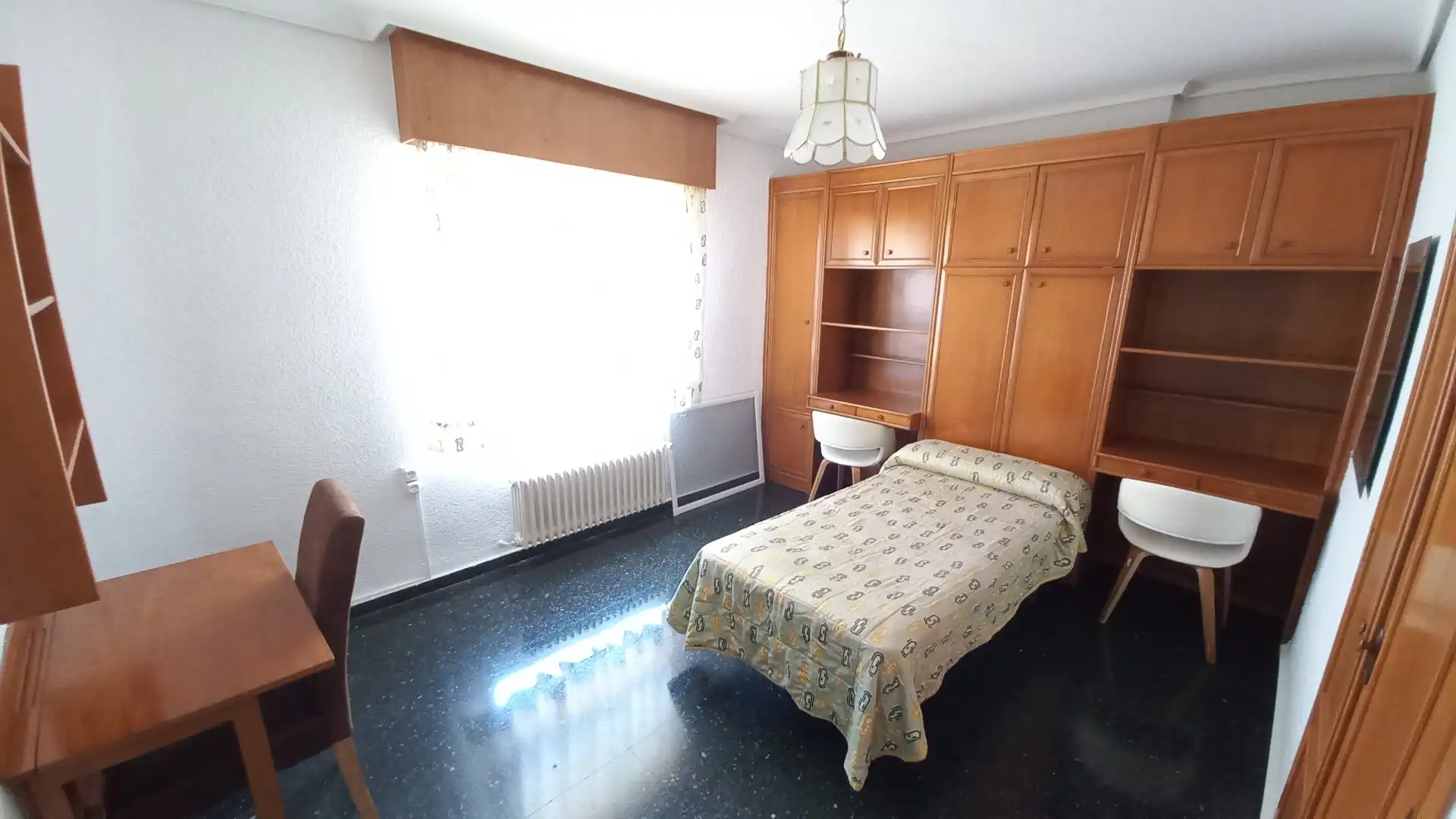 Bedroom of Flat for rent in Albacete  with Air Conditioner, Heating and Furnished